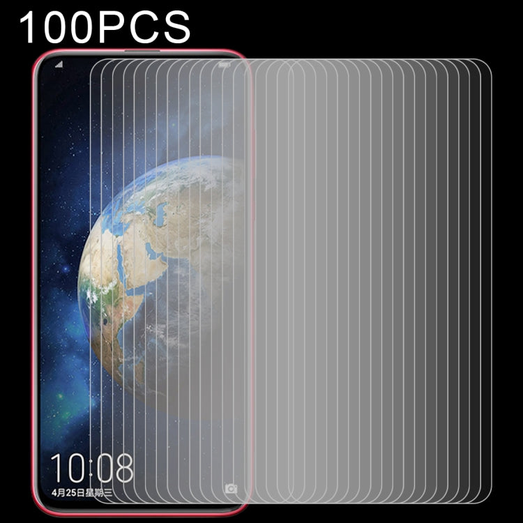 100個裝 適用於華為 榮耀 Magic 2 0.26mm 9H 2.5D弧邊鋼化玻璃保護膜