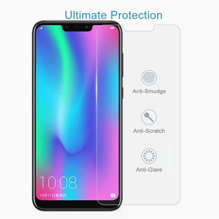 100個裝 適用於華為 榮耀 8C 0.26mm 9H 2.5D弧邊鋼化玻璃保護膜