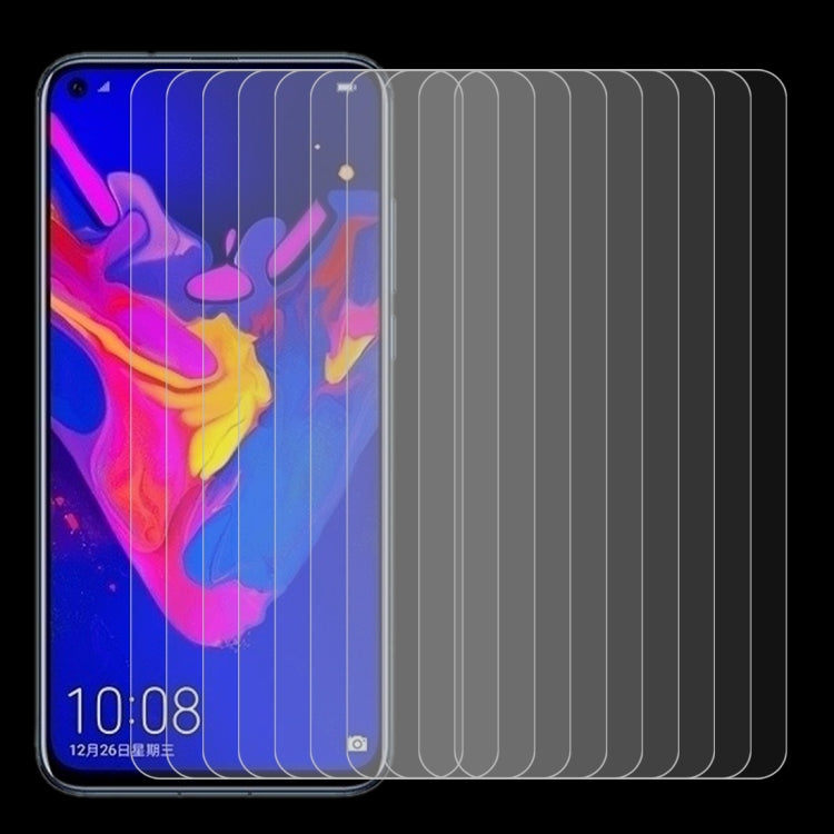 10個裝 適用於華為 榮耀 View 20 0.26mm 9H 2.5D弧邊鋼化玻璃保護膜