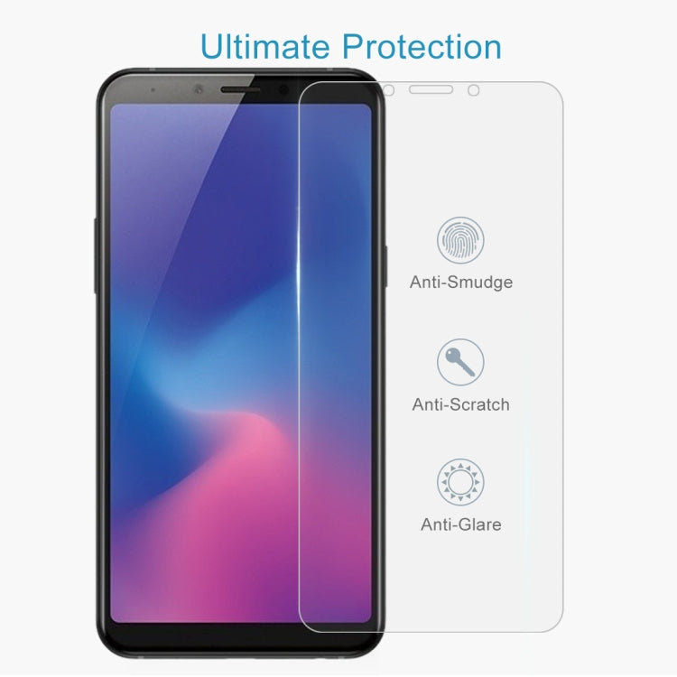 100個裝 適用於三星 Galaxy A6s 0.26mm 9H 2.5D弧邊鋼化玻璃保護膜