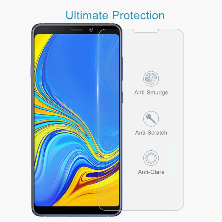 100個裝 適用於三星 Galaxy A9  / A9s 0.26mm 9H 2.5D弧邊鋼化玻璃保護膜