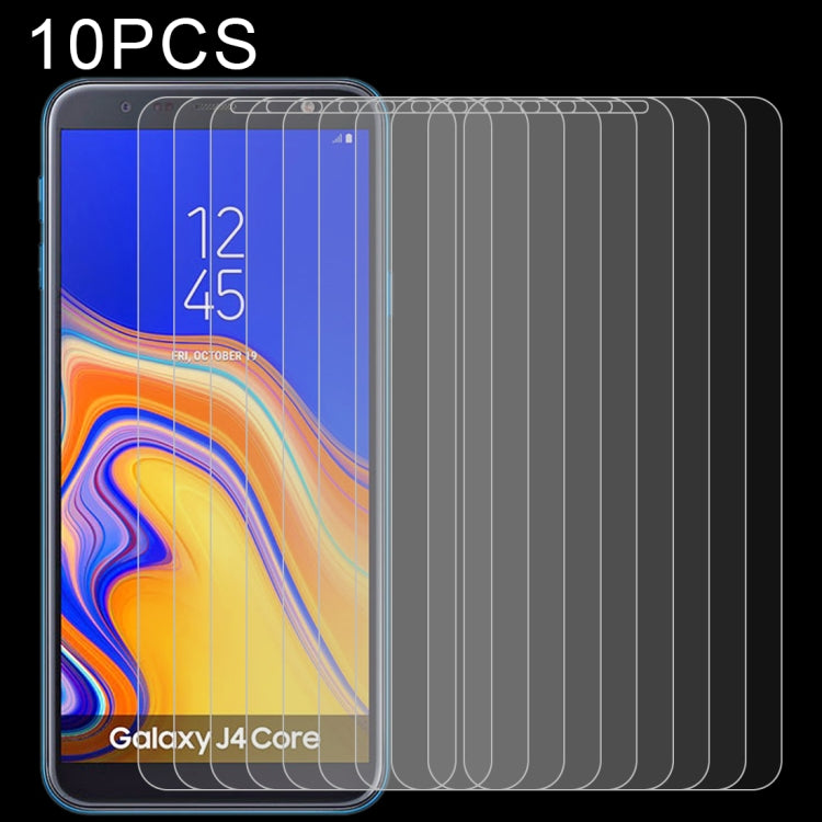 10個裝 適用於三星 Galaxy J4 Core 0.26mm 9H 2.5D弧邊鋼化玻璃保護膜