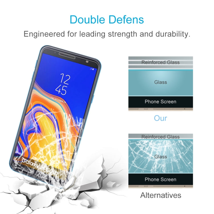 10個裝 適用於三星 Galaxy J4 Core 0.26mm 9H 2.5D弧邊鋼化玻璃保護膜