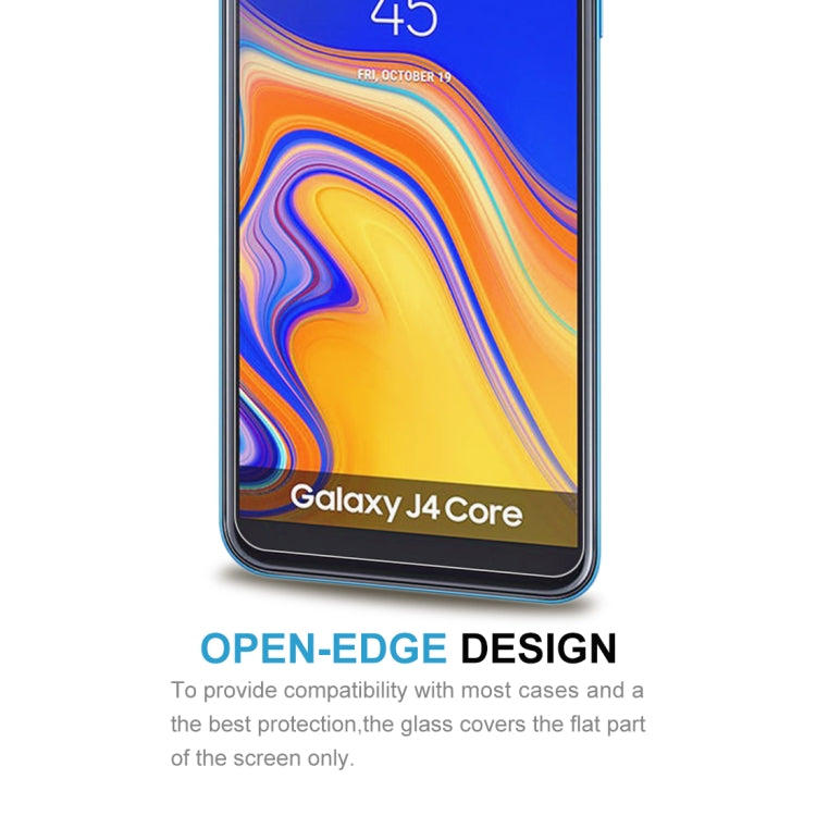 10個裝 適用於三星 Galaxy J4 Core 0.26mm 9H 2.5D弧邊鋼化玻璃保護膜