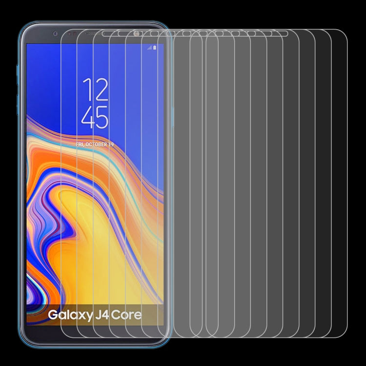 10個裝 適用於三星 Galaxy J4 Core 0.26mm 9H 2.5D弧邊鋼化玻璃保護膜