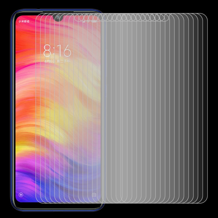 100個裝 適用於小米 紅米 Note 7  0.26mm 9H 2.5D弧邊鋼化玻璃膜
