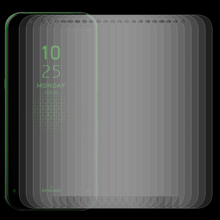 50片裝 適用於小米Black Shark 0.26mm厚度 9H 2.5D弧邊鋼化玻璃保護膜