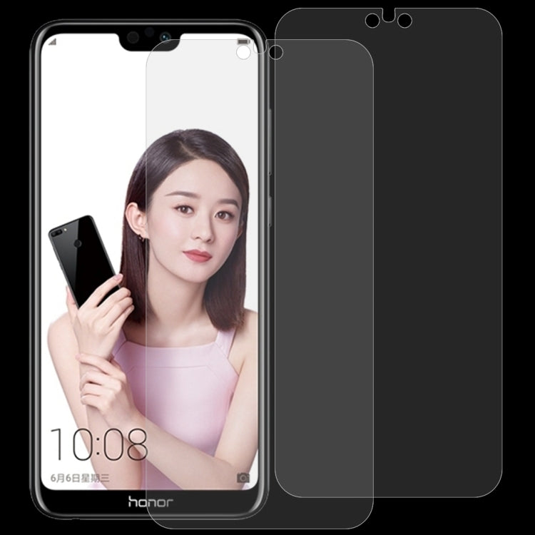 2 PCS 適用於華為 榮耀9i 0.26mm厚度 9H 2.5D弧邊鋼化玻璃膜