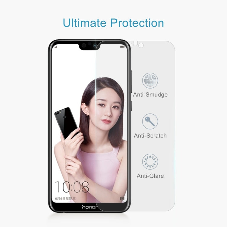 2 PCS 適用於華為 榮耀9i 0.26mm厚度 9H 2.5D弧邊鋼化玻璃膜