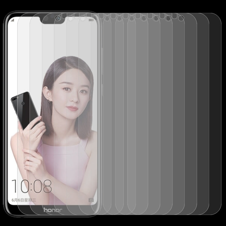10 PCS 適用於華為 榮耀9i 0.26mm厚度 9H 2.5D弧邊鋼化玻璃膜