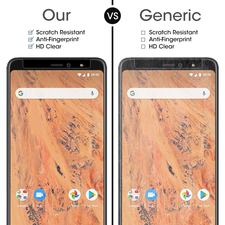 BQ Aquaris X2 / Aquaris X2 Pro 0.26mm厚度 9H 2.5D弧邊鋼化玻璃膜