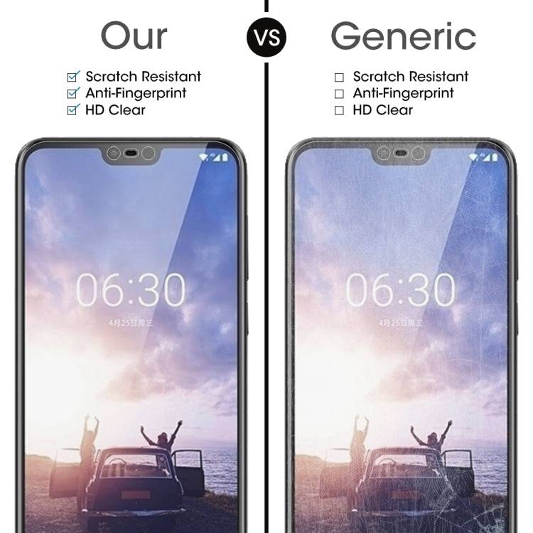 10個裝 X6 0.26mm厚度 9H 2.5D弧邊鋼化玻璃膜