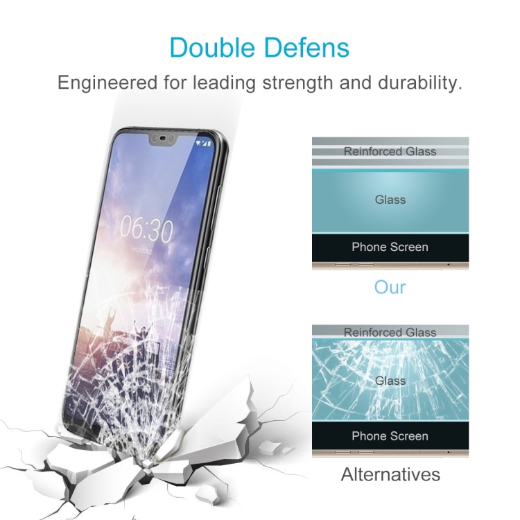 10個裝 X6 0.26mm厚度 9H 2.5D弧邊鋼化玻璃膜