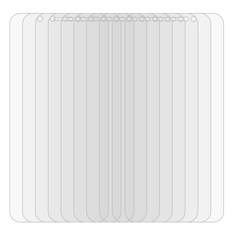 100個裝適用於小米 8  0.26mm厚度 9H 2.5D弧邊鋼化玻璃膜