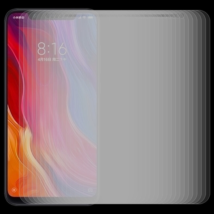 100個裝適用於小米 8  0.26mm厚度 9H 2.5D弧邊鋼化玻璃膜