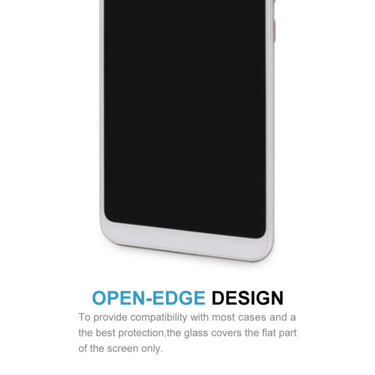 50 PCS 適用於小米 紅米6 Pro/Mi A2 Lite 0.26mm厚度 9H 2.5D弧邊鋼化玻璃膜