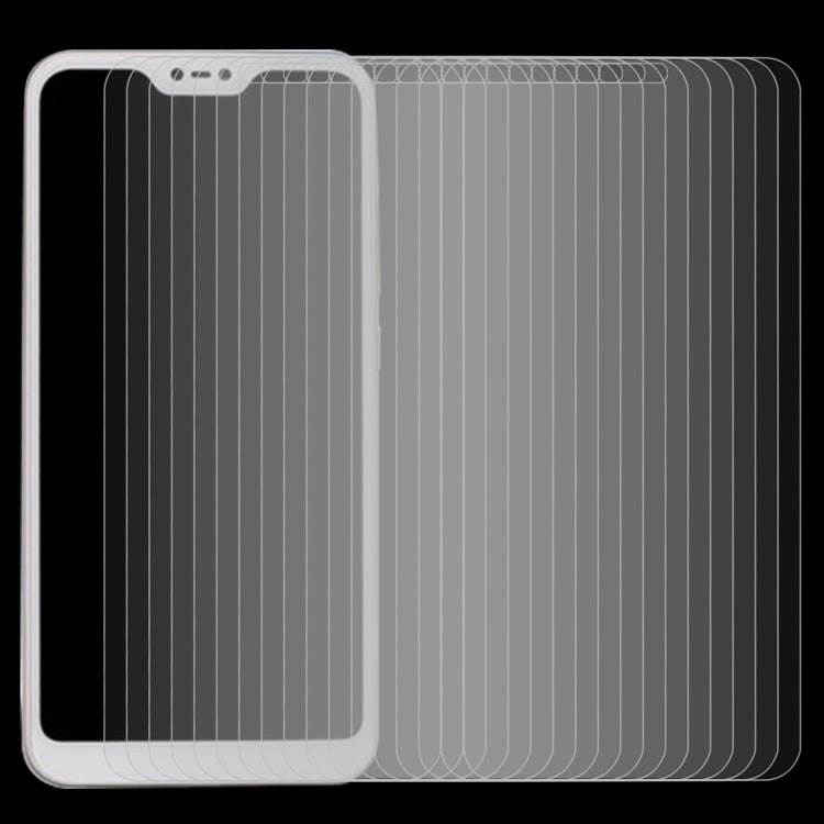 50 PCS 適用於小米 紅米6 Pro/Mi A2 Lite 0.26mm厚度 9H 2.5D弧邊鋼化玻璃膜