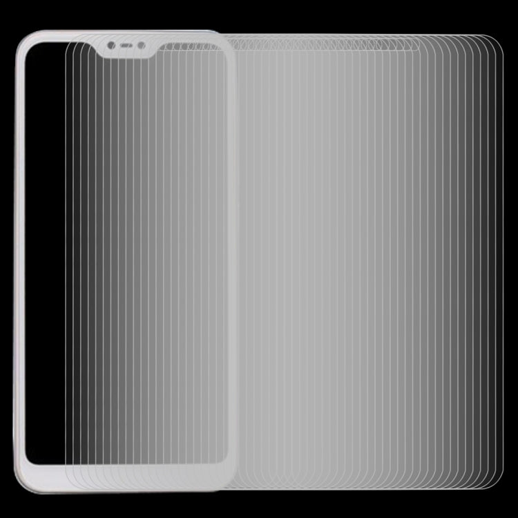 100 PCS 適用於小米 紅米6 Pro/Mi A2 Lite 0.26mm厚度 9H 2.5D弧邊鋼化玻璃膜