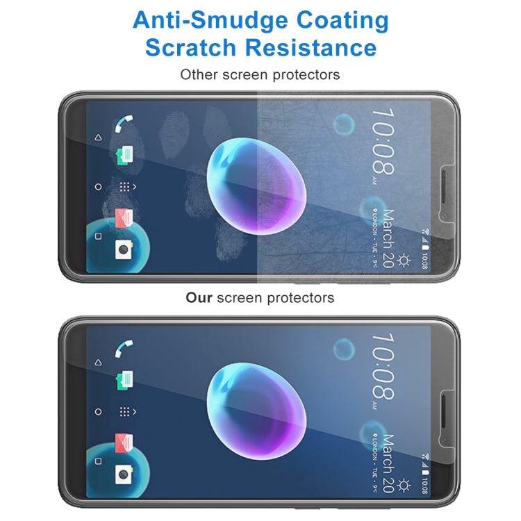 適用於HTC Desire 12 0.26mm厚度 9H 2.5D弧邊鋼化玻璃保護膜