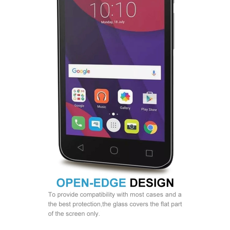 阿爾卡特 Pixi 4 5.0 inch 0.26mm厚度 9H 2.5D弧邊鋼化玻璃保護膜