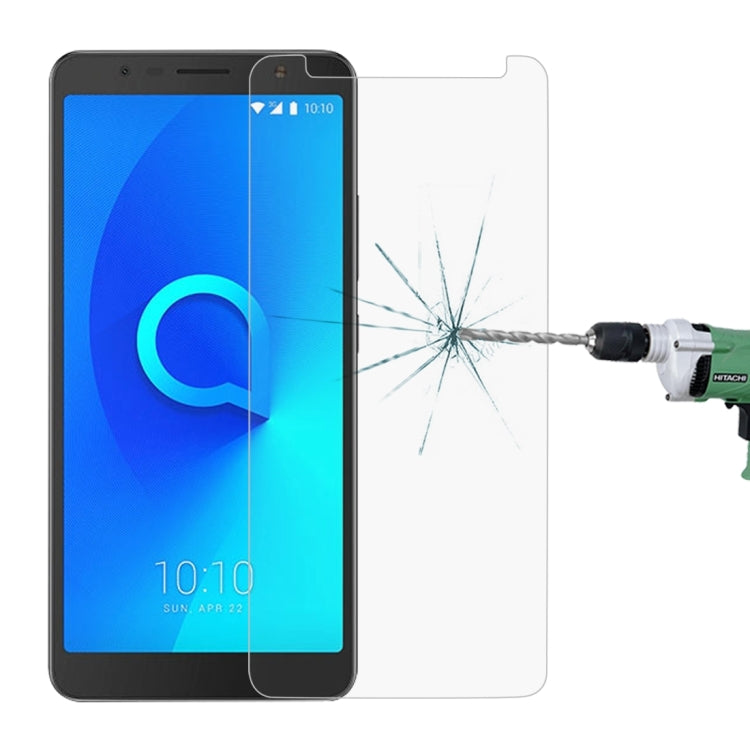 0.26mm 9H 2.5D 鋼化玻璃膜 適用於 Alcatel 3C