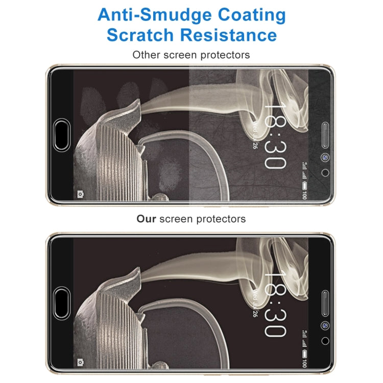 100 PCS 適用於魅族 PRO 7 Plus 0.26mm厚度 9H 2.5D弧邊鋼化玻璃保護膜