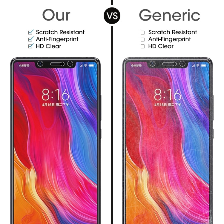 適用於小米8 SE 0.26mm厚度 9H 2.5D弧邊鋼化玻璃保護膜