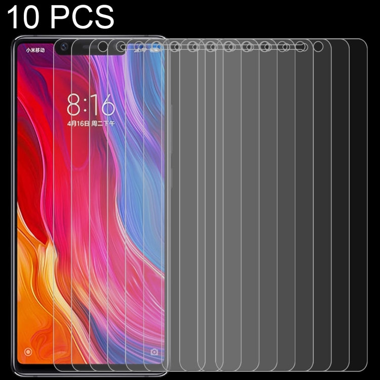 10片裝 適用於小米8 SE 0.26mm厚度 9H 2.5D弧邊鋼化玻璃保護膜