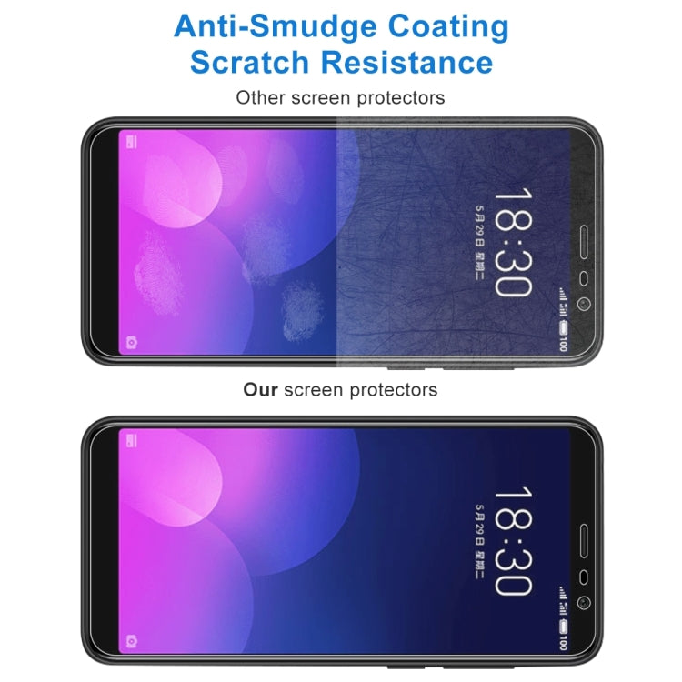 10 PCS 適用於魅族M6T 0.26mm 9H表面硬度 2.5D弧邊全屏鋼化玻璃膜