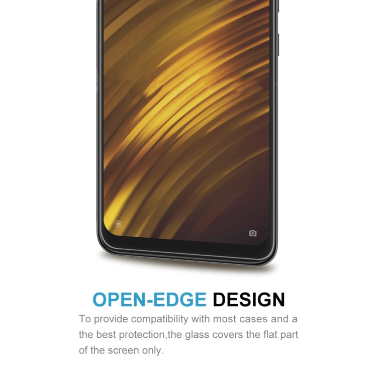 100片裝 適用於小米 POCO F1 0.26mm 9H 2.5D弧邊鋼化玻璃膜
