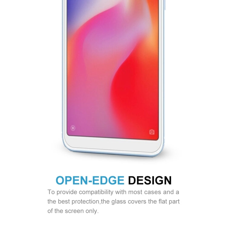 10個裝適用於小米 紅米 6A  9H 2.5D弧邊鋼化玻璃膜