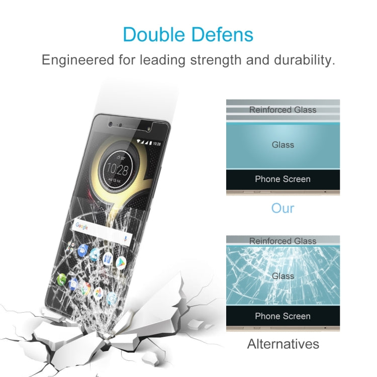 聯想K8 Plus 0.26mm厚度 9H 2.5D弧邊鋼化玻璃保護膜