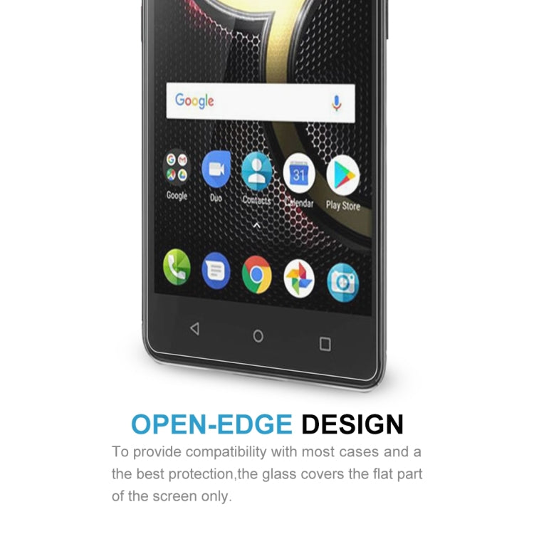 聯想K8 Plus 0.26mm厚度 9H 2.5D弧邊鋼化玻璃保護膜