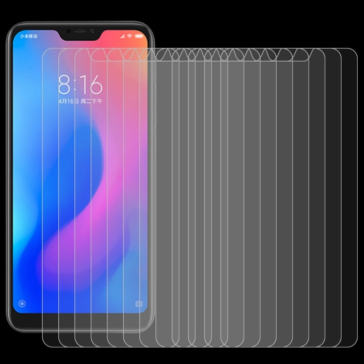 100 PCS 適用於小米紅米Note 6  0.26mm 9H表面硬度 2.5D弧邊鋼化玻璃膜