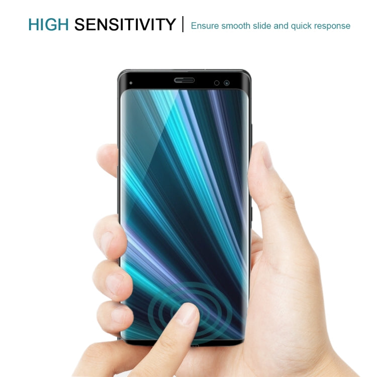 適用於索尼 Xperia XZ3  0.3mm厚度 9H硬度 3D曲面全屏鋼化玻璃膜