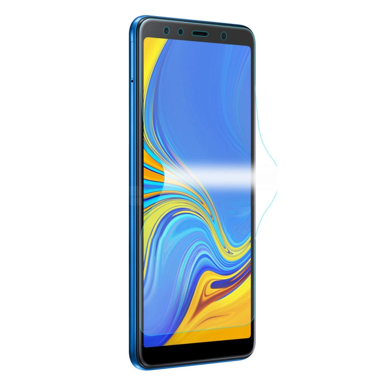恩凱 草帽王子 適用於三星 Galaxy A7  TPU+TPE+PET材質 0.1mm 3D全屏保護軟膜 水凝膜