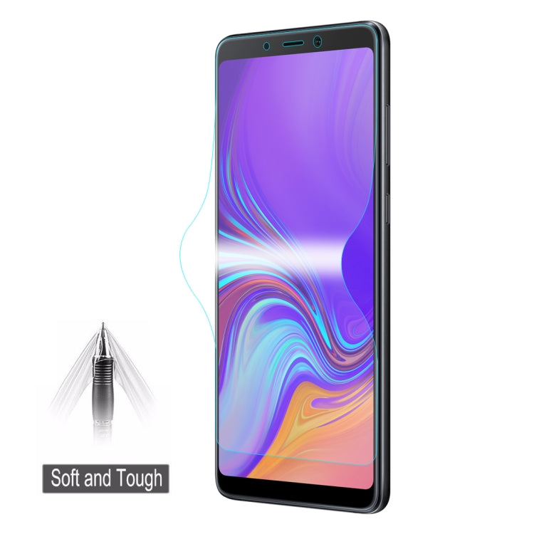 恩凱 草帽王子 適用於三星 Galaxy A9  TPU+TPE+PET材質 0.1mm 3D全屏保護軟膜 水凝膜