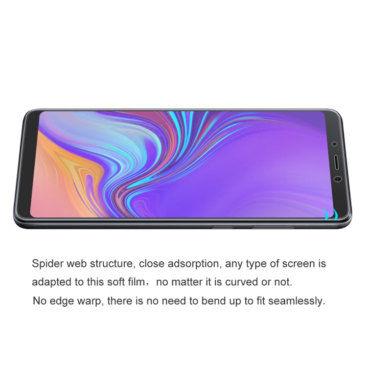 恩凱 草帽王子 適用於三星 Galaxy A9  TPU+TPE+PET材質 0.1mm 3D全屏保護軟膜 水凝膜