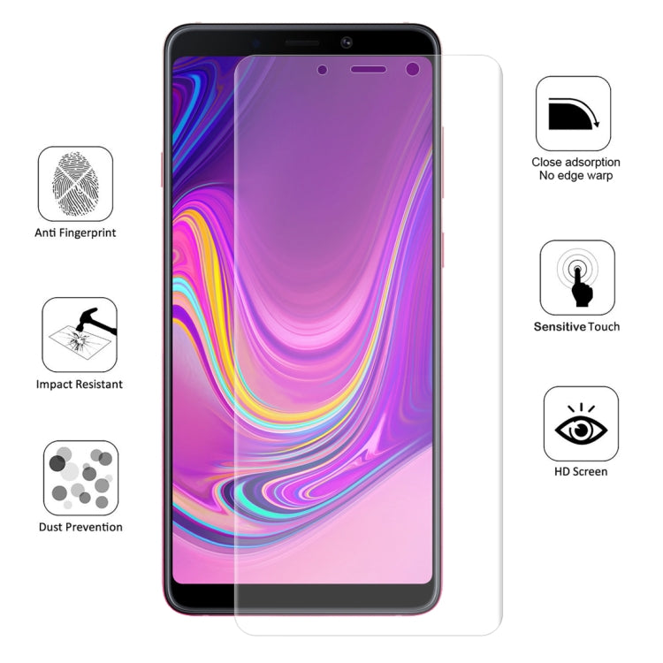 恩凱 草帽王子 適用於三星 Galaxy A9  TPU+TPE+PET材質 0.1mm 3D全屏保護軟膜 水凝膜