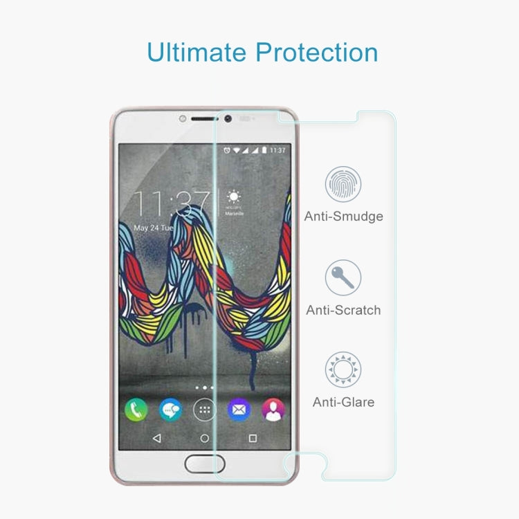 Wiko U Feel Fab 0.26mm厚度 9H表面硬度 非全屏鋼化玻璃保護膜