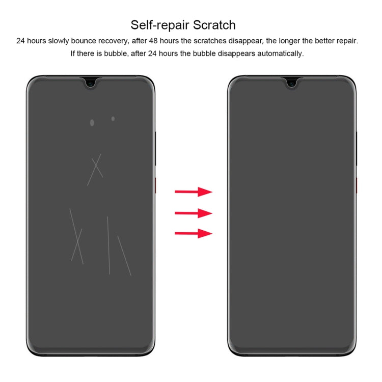 恩凱 草帽王子 適用於華為 P30 Pro TPU+TPE+PET材質 0.1mm 3D全屏保護軟膜 水凝膜
