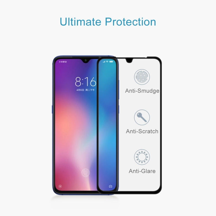 適用於小米Mi 9 9H 9D全屏鋼化玻璃保護膜 , Xiaomi Mi 9