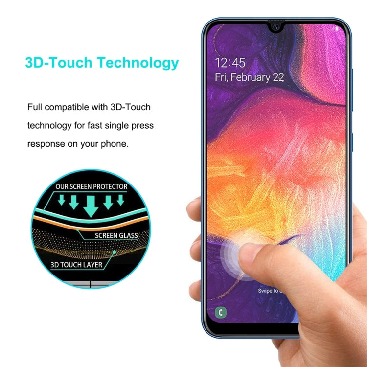 恩凱 草帽王子 適用於三星 Galaxy A30 / A50 0.26mm 9H 6D曲面全屏覆蓋全鋼化玻璃保護膜