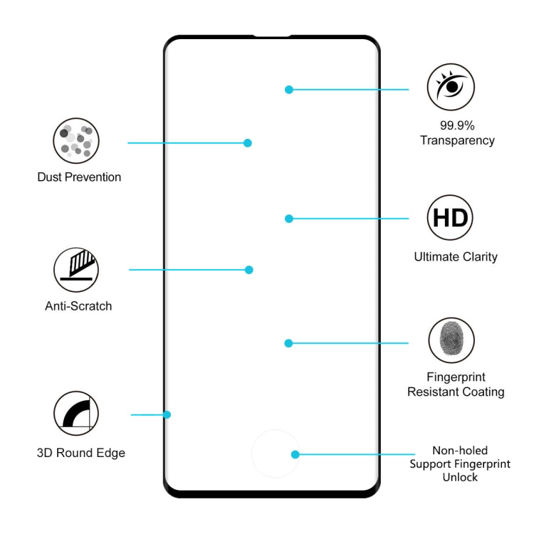 恩凱 草帽王子 適用於三星Galaxy S10 0.26mm 9H 3D曲面全屏覆蓋熱彎鋼化彩膜