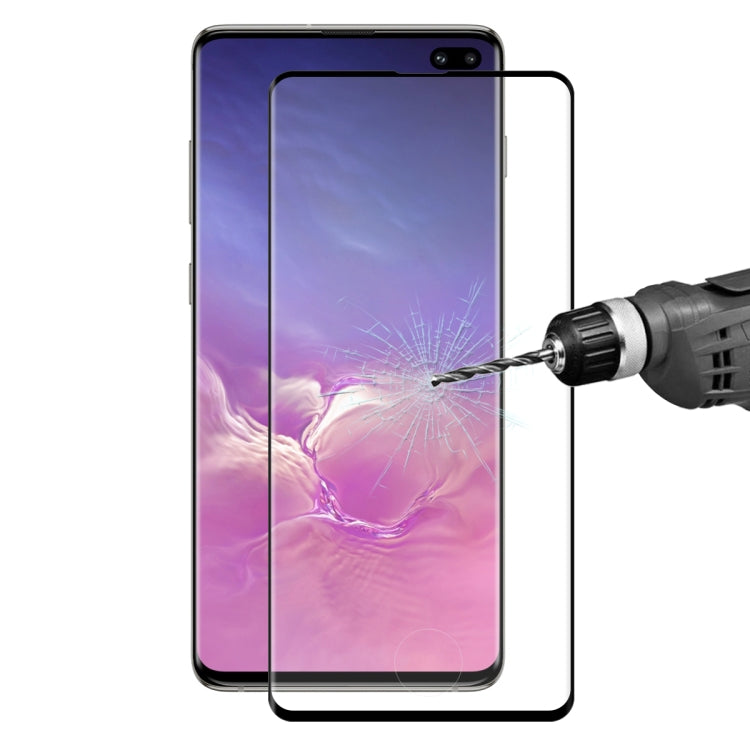 恩凱 草帽王子 適用於三星Galaxy S10+   0.26mm 9H 3D曲面全屏覆蓋熱彎鋼化彩膜