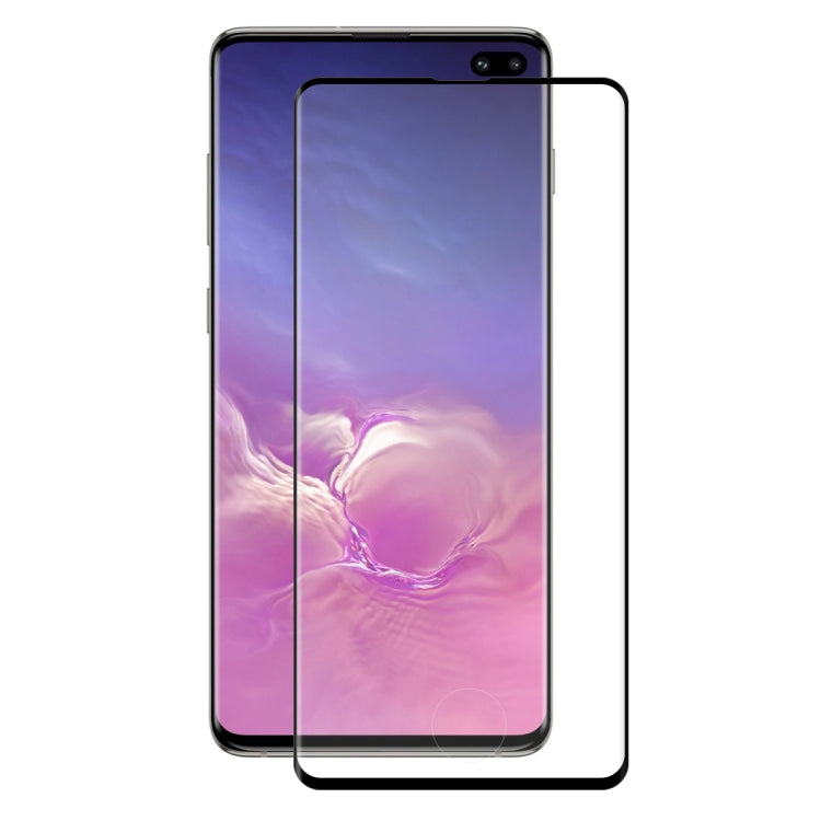 恩凱 草帽王子 適用於三星Galaxy S10+   0.26mm 9H 3D曲面全屏覆蓋熱彎鋼化彩膜
