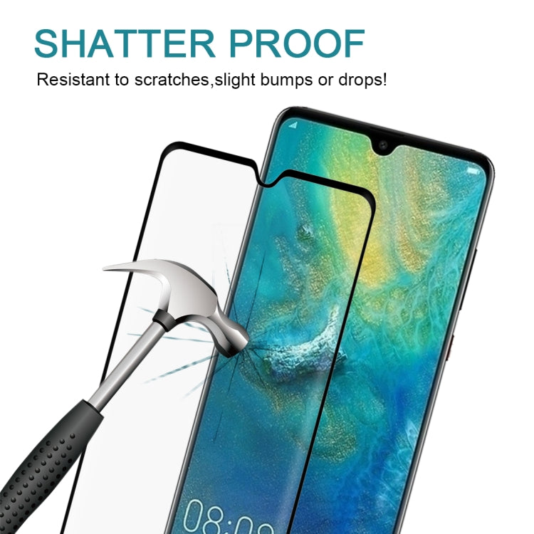 適用於華為 Mate 20  0.3mm厚度 9H硬度 3D曲面全屏鋼化玻璃膜