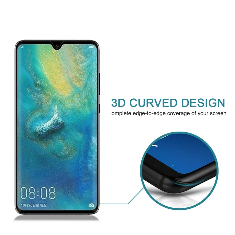 適用於華為 Mate 20  0.3mm厚度 9H硬度 3D曲面全屏鋼化玻璃膜