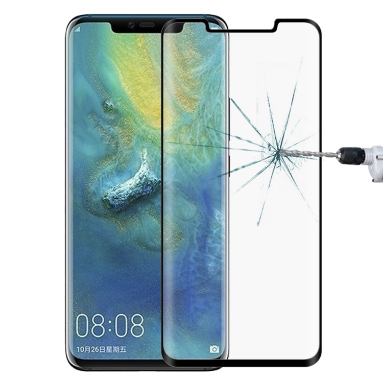 適用於華為 Mate 20 Pro 0.3mm厚度 9H硬度 3D曲面全屏鋼化玻璃膜