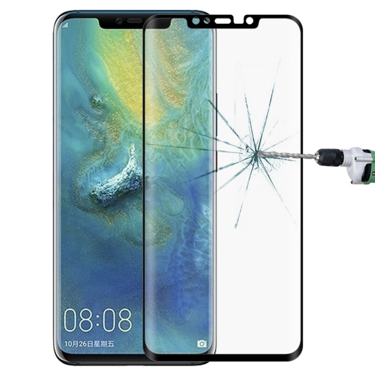 適用於華為 Mate 20 Pro 0.3mm厚度 9H硬度 3D曲面全屏防塵款鋼化玻璃膜